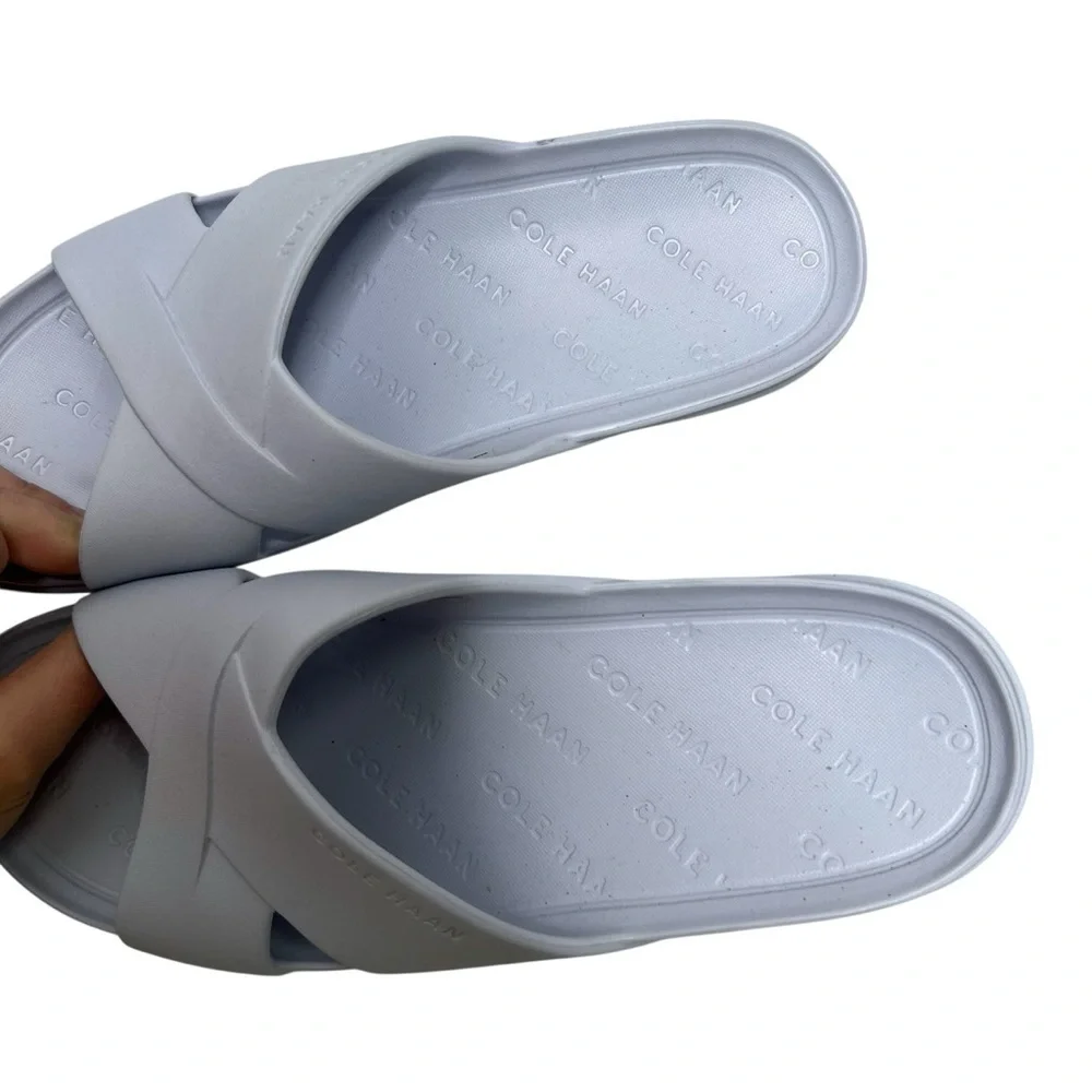 Cole Haan Findra Eva Pool Slides Sandals Halogen Blue Women's Size 10/ Men’s 8